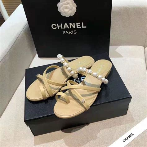 chanel slip mules|chanel kid sandals.